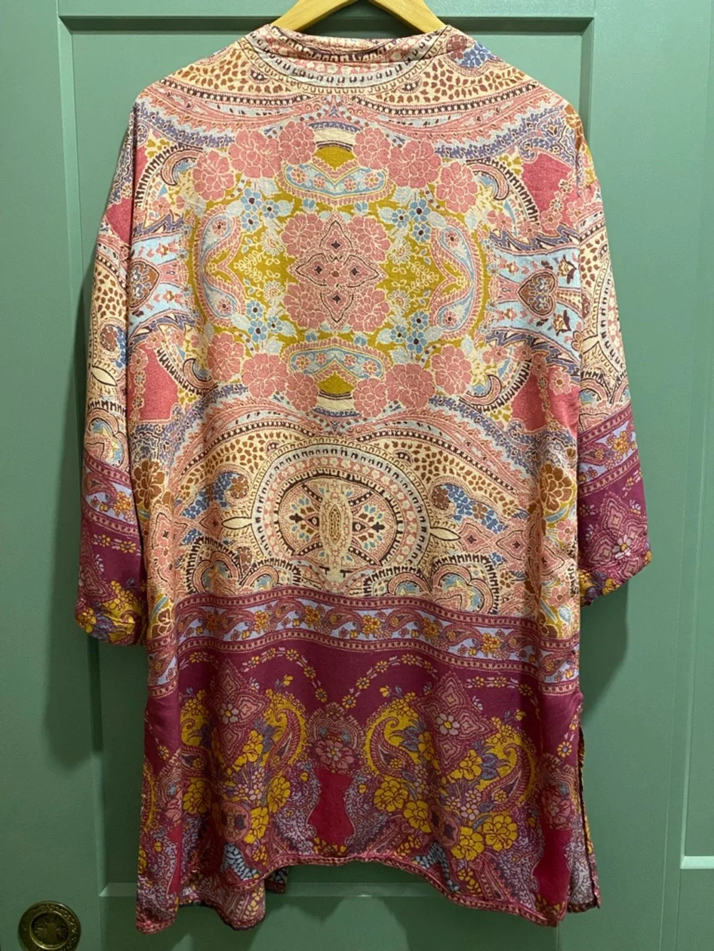 Soft Surroundings Paisley Print Kimono